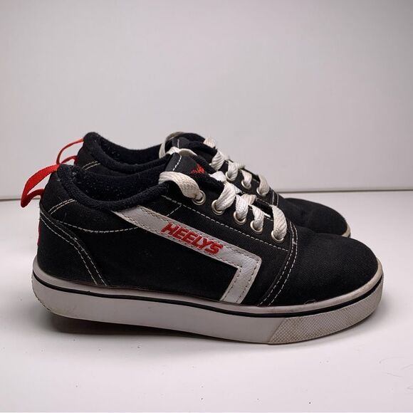 Heelys GR8 Pro 20 Casual Skate Sneaker Youth Size US 2 UK 1 EU 33 black red - Picture 3 of 8